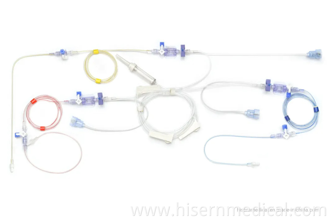 Medical Instrument Product China Factory High Durometer Pressure Tubing Disposable Blood Pressure Transducer